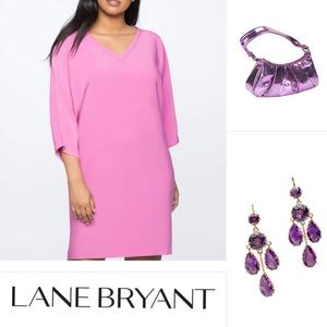 Last One! NWT Lilac Soft Purple Midi Dress 26W 28W 3X 4X Plus